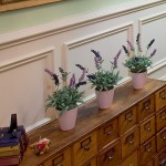 Wainscot panelling to foyer